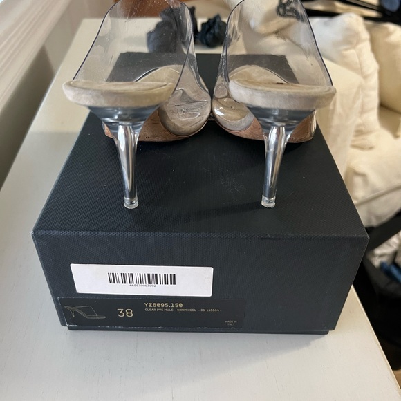 Yeezy’s Season 7 Clear PVC Mule 90MM Heel - Picture 4 of 6